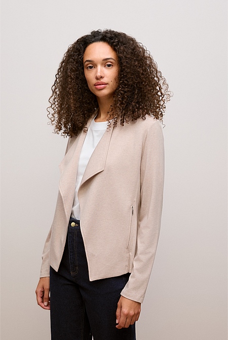Bamboo Viscose Marle Jacket