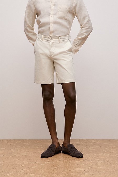 Cotton Twill Chino Short