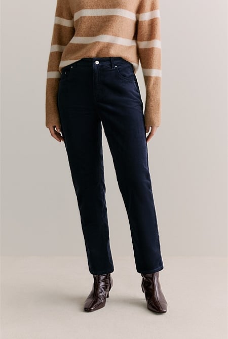 Needlecord Five Pocket Boyfriend Pant