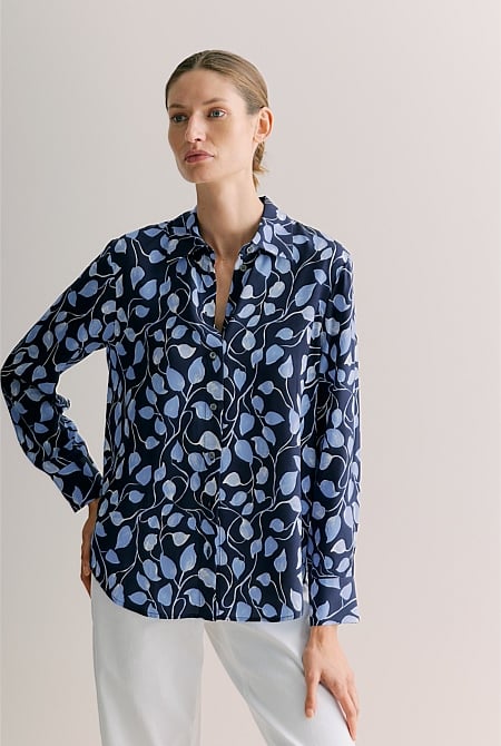Vine Leaf Long Sleeve Shirt