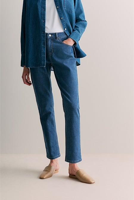 Australian Cotton Blend Boyfriend Jean