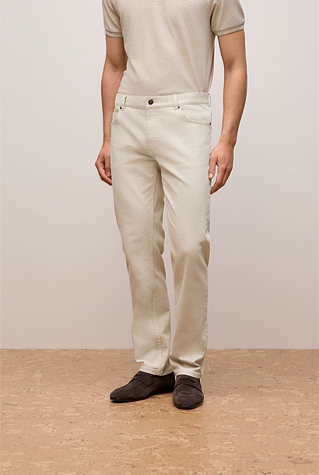 Cotton Garment Dyed Twill Pant