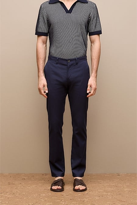 Tailored Fit Dobby Twill Pant