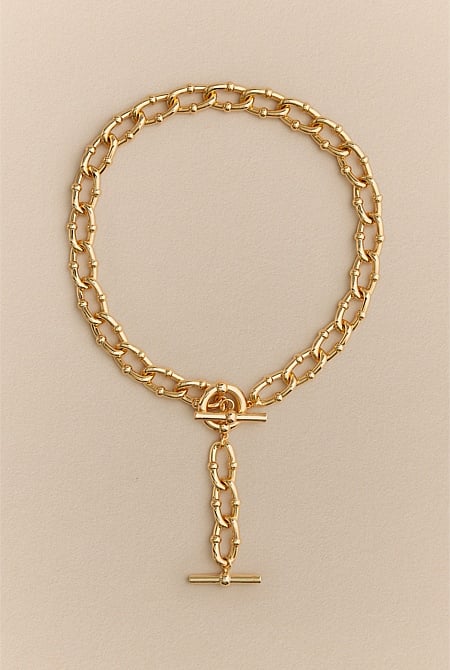 Signature Link Fob Necklace
