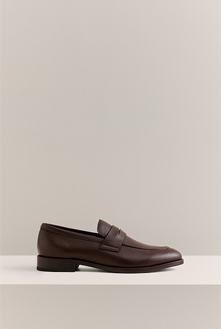 Umber Saddle Loafer