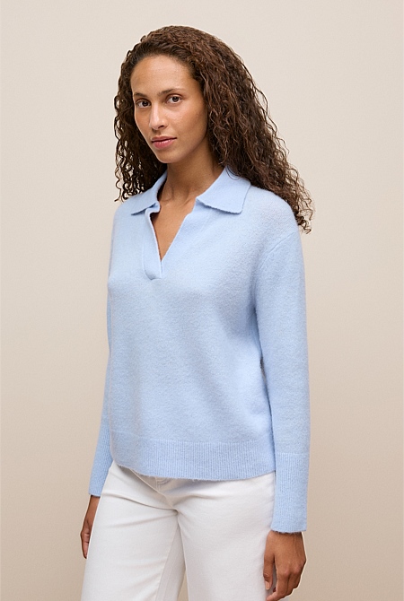 Alpaca Merino Blend Polo