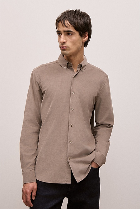 Regular Fit Cord Shirt