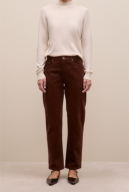 Cord Five Pocket Boyfriend Pant