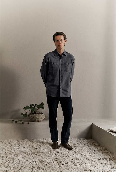 Brushed Cotton Overshirt
