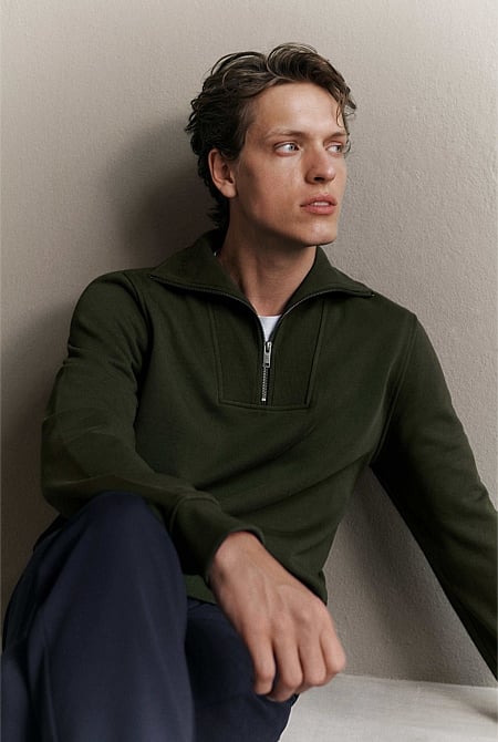 Half Zip Sweat