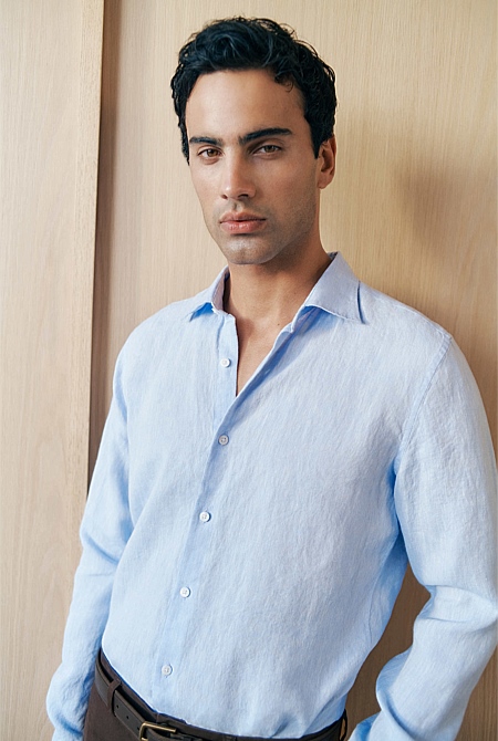 Tailored Fit Delave Linen Shirt