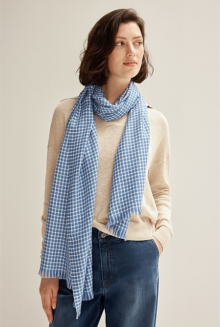 小物 melt the lady fleeting check scarf Bubbles - melt the lady fleeting check scarfの通販 by favu