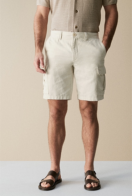 Linen Cotton Utility Short Linen Cotton Utility Short