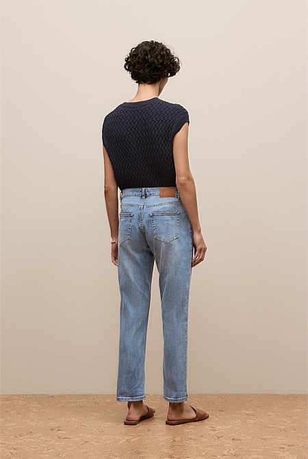 Australian Cotton Blend Boyfriend Jean