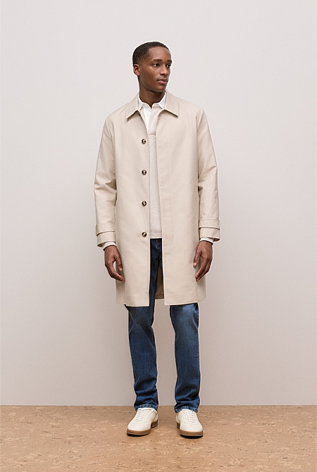 Relaxed Fit Mid Wash Jean