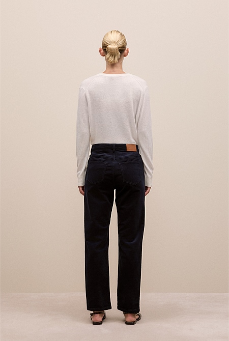 Cord Five Pocket Boyfriend Pant