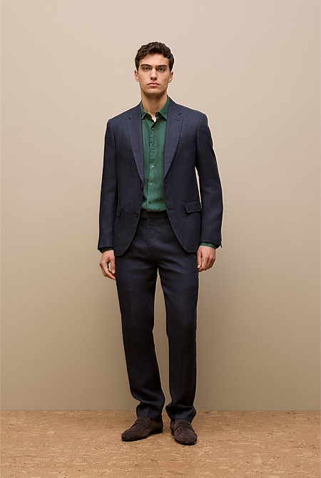 Regular Fit Belgian Linen Pant