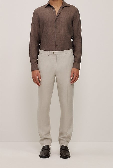 Regular Fit Belgian Linen Pant Regular Fit Belgian Linen Pant