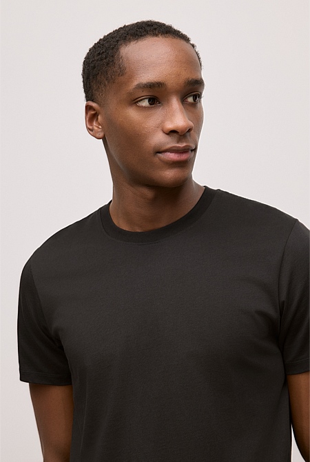 Cotton Jersey Crew T-shirt