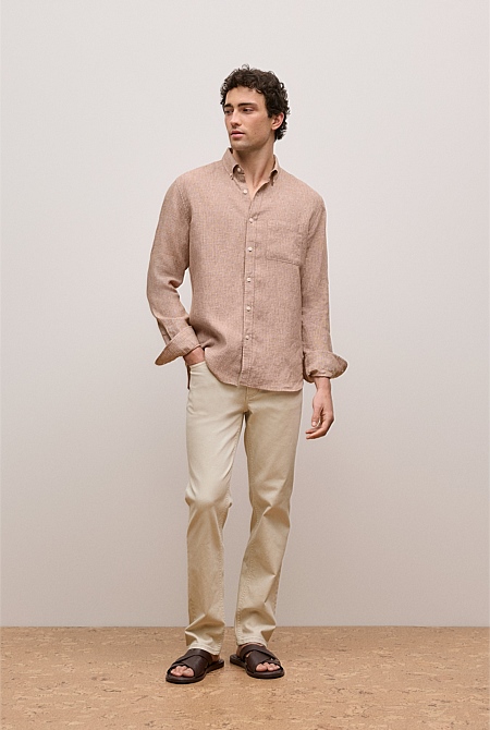 Cotton Garment Dyed Twill Pant