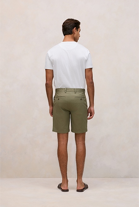 Cotton Twill Chino Short