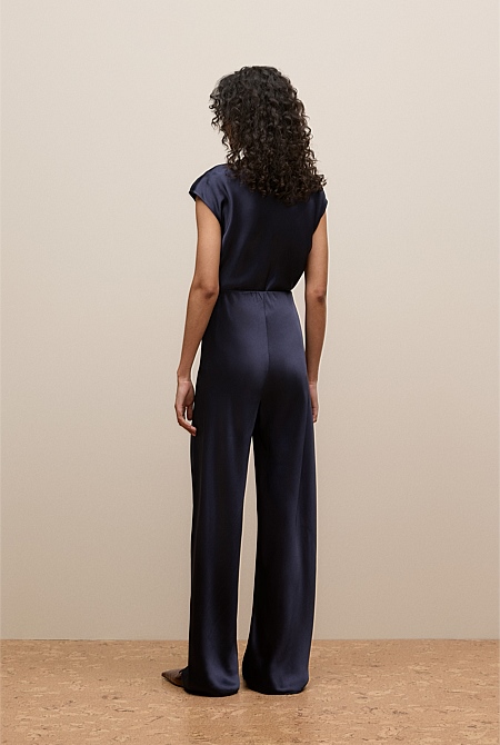 Satin Bias Cut Pant