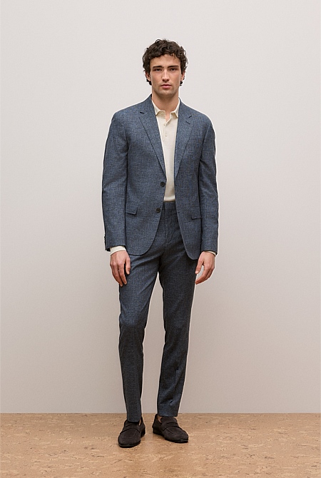 Cotton Wool Blend Blazer