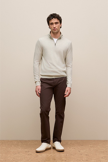 Merino Half Zip
