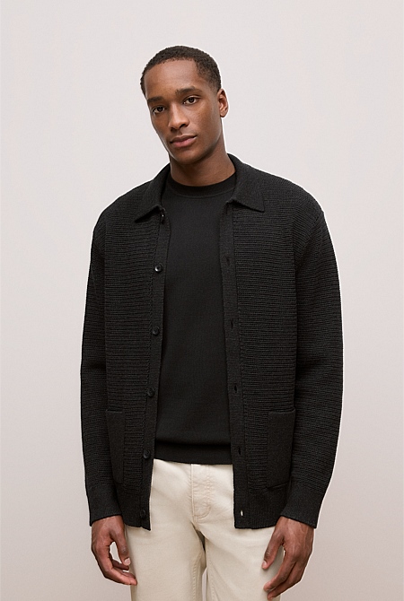 Merino Textured Shacket