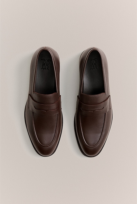 Umber Saddle Loafer