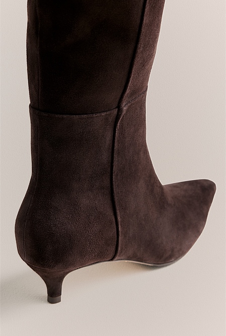 Elune Suede Knee High Boot