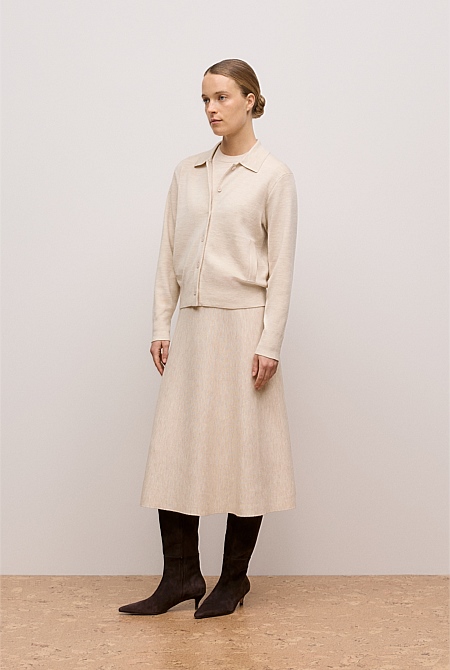 Merino Milano Knit Skirt