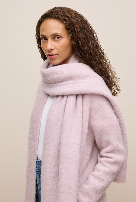 Brushed Alpaca Scarf