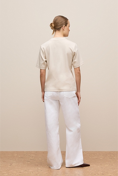Cotton Modal Interlock T-shirt