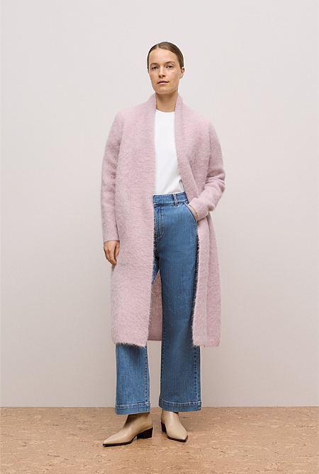 Australian Cotton Blend Denim Tailored Pant