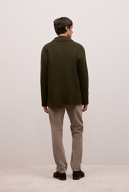 Double Faced Wool Chore Jacket