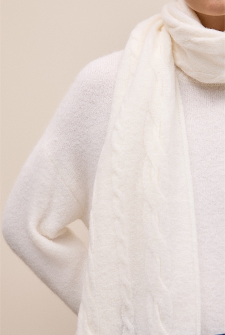 Cable Knit Scarf