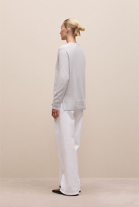 Cashmere Relaxed V-Neck