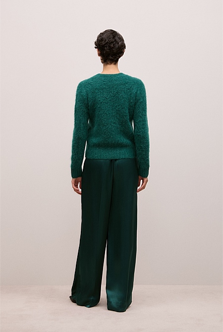 Brushed Alpaca Pullover