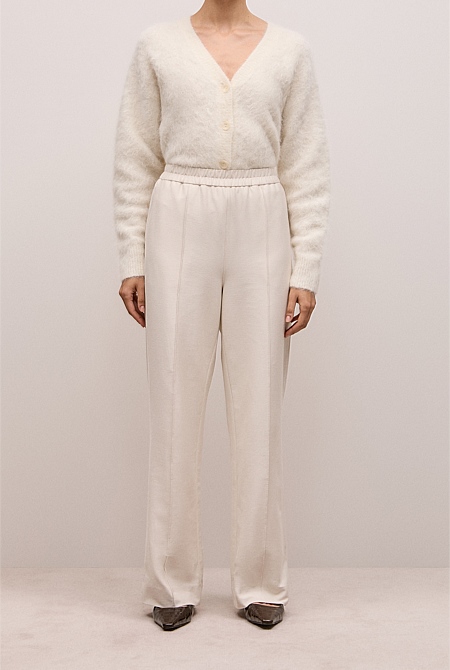 Pintucked Pull On Pant