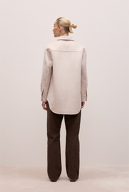 Brushed Wool Shacket