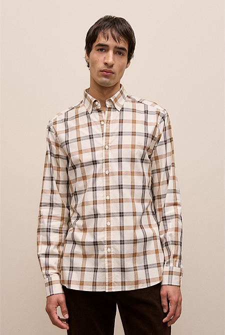 Two Tone Check Shirt
