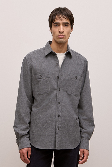 Brushed Cotton Overshirt