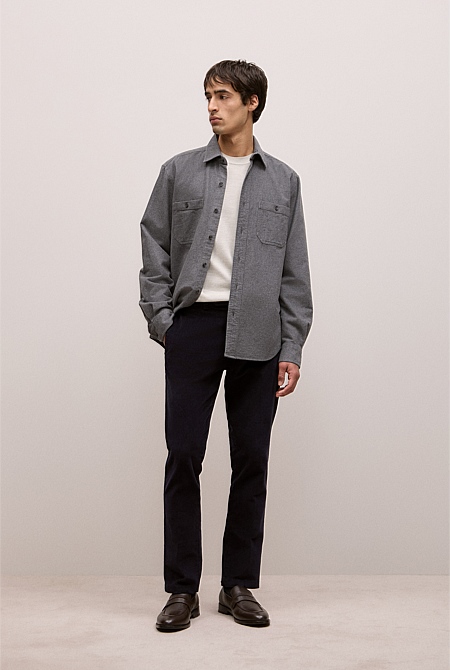 Brushed Cotton Overshirt