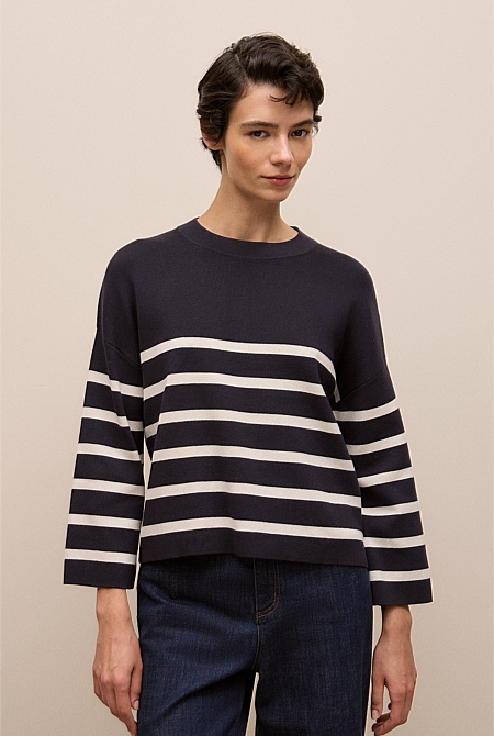 Cotton Breton Stripe Knit