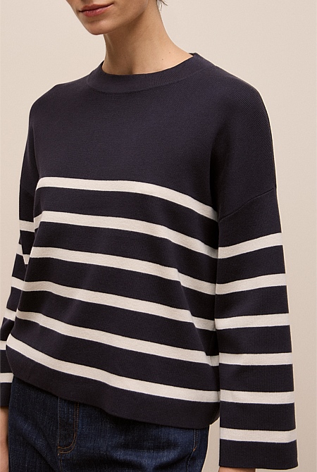 Cotton Breton Stripe Knit