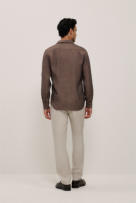 Tailored Fit Delave Linen Shirt