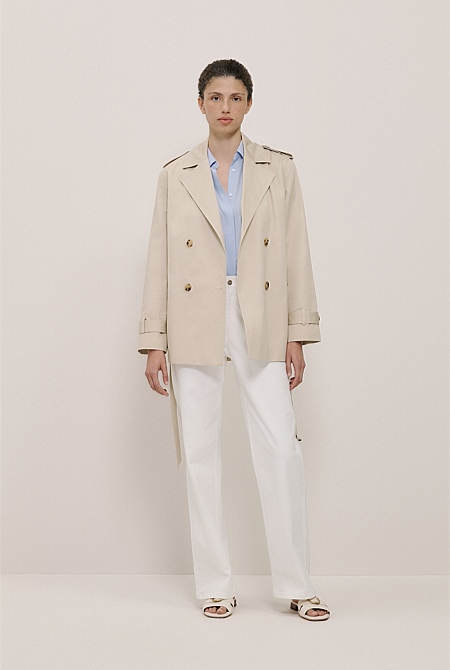 Silk Concealed Placket Shirt