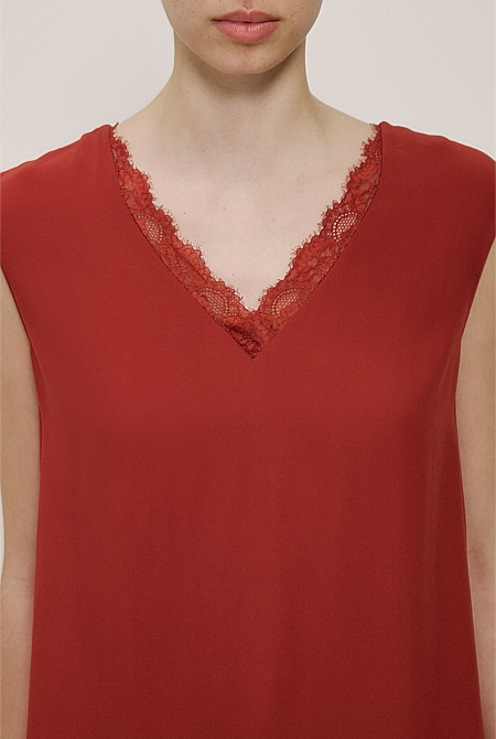 Lace Detail Tank