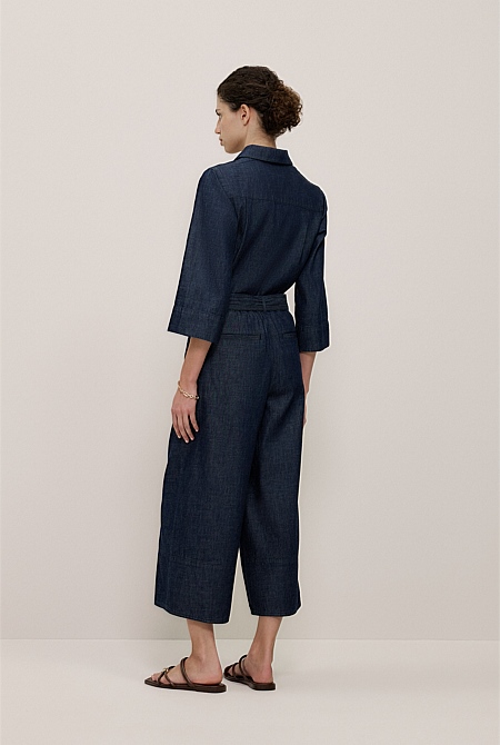 Soft Denim Culotte